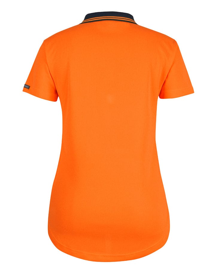 JB's Wear Polos / Shirts JB's Ladies Hi Vis S/S Drop Tail Polo