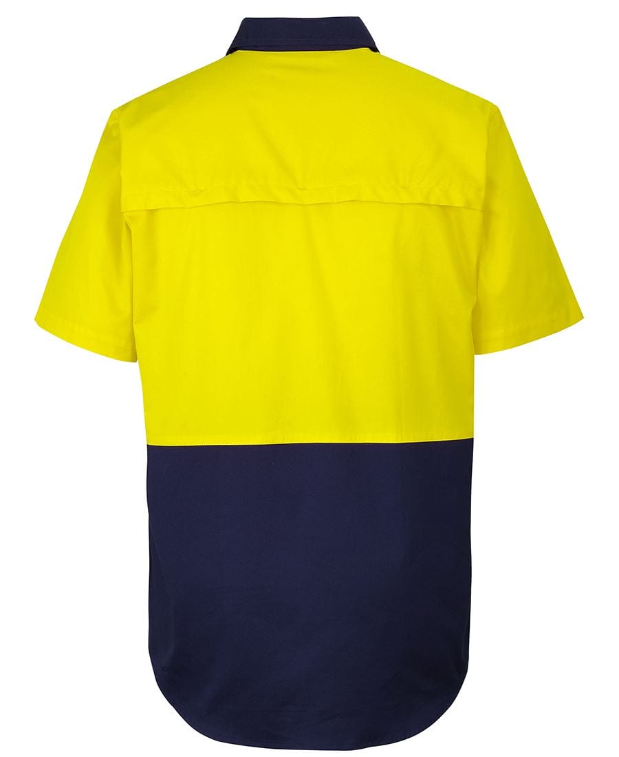 JB's Wear Polos / Shirts JB's Wear Hi Vis Close Front S/S 150G Work Shirt