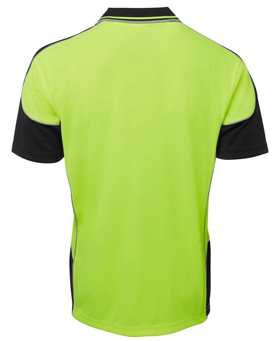JB's Wear Polos / Shirts JB's Wear Hi Vis Contrast Piping Polo