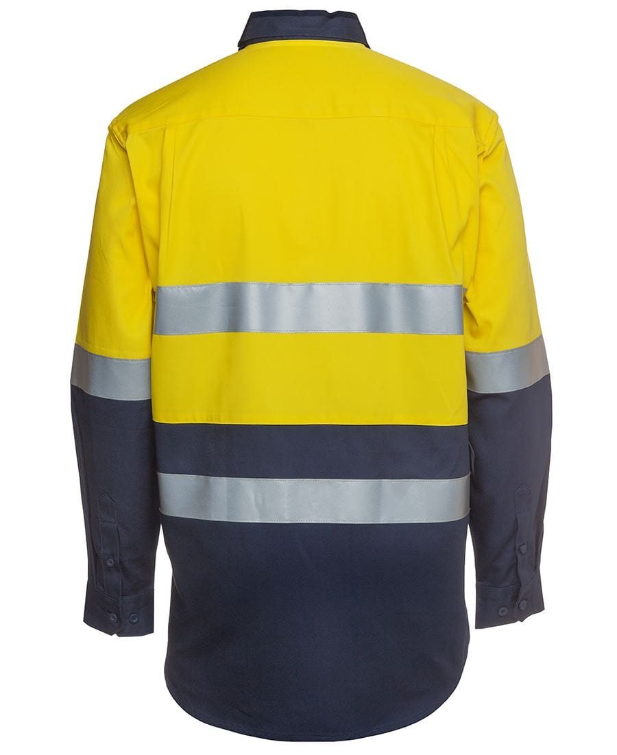 JB's Wear Polos / Shirts JB's Wear Hi Vis (D+N) L/S 190G Shirt