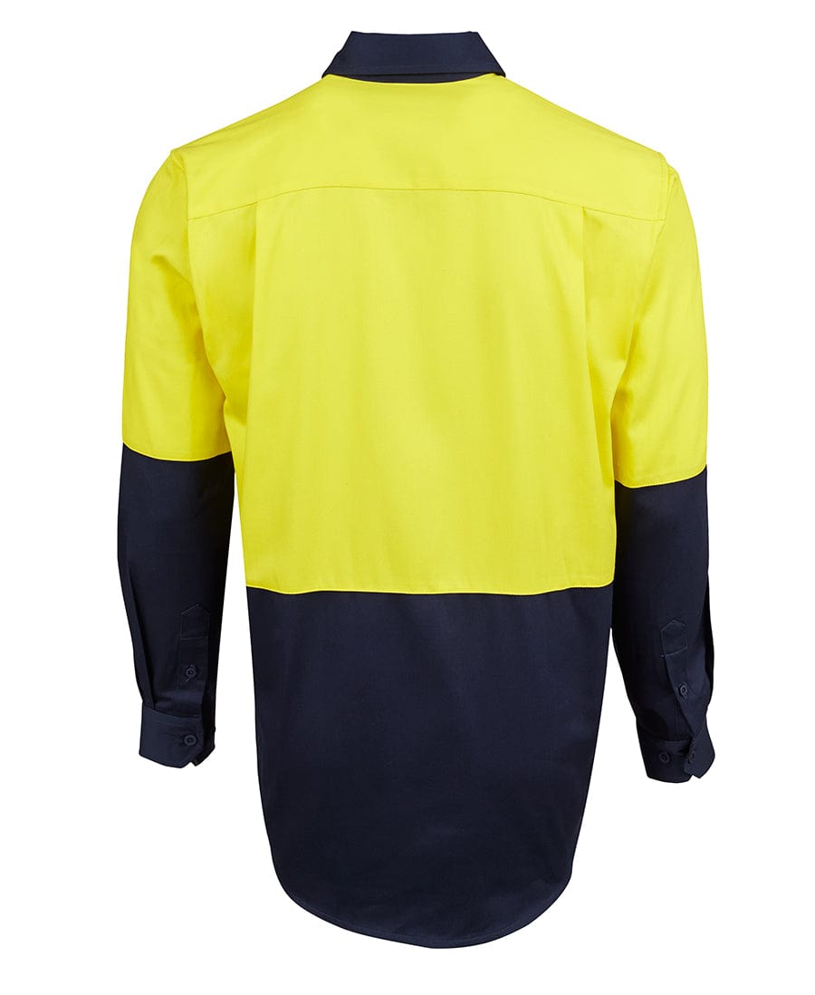 JB's Wear Polos / Shirts JB's Wear Hi Vis L/S 190G Close Front Shirt