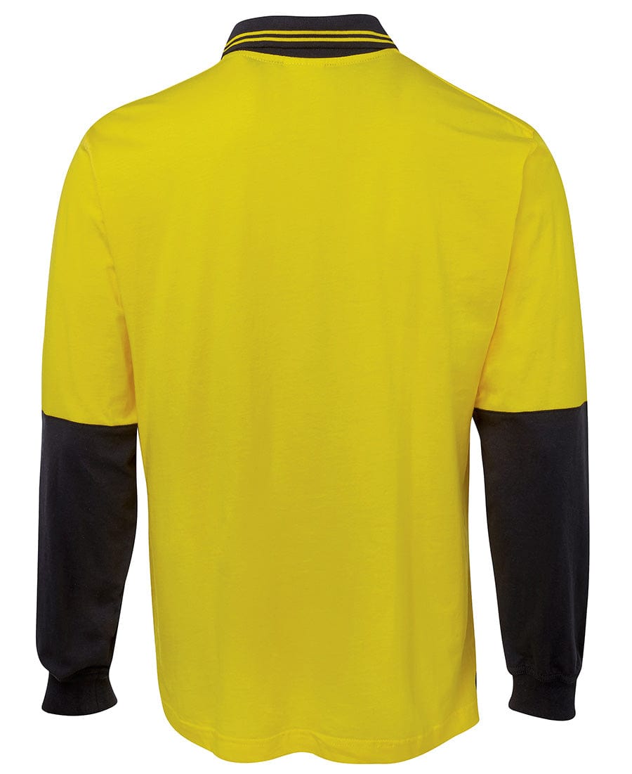 JB's Wear Polos / Shirts JB's Wear Hi Vis L/S Cotton Polo