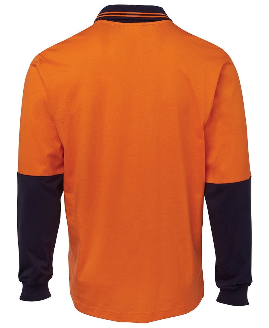 JB's Wear Polos / Shirts JB's Wear Hi Vis L/S Cotton Polo