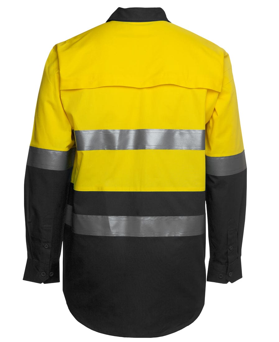JB's Wear Polos / Shirts JB's Wear Hi Vis L/S (D+N) 150G Work Shirt (2 of 2)