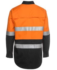 JB's Wear Polos / Shirts JB's Wear Hi Vis L/S (D+N) 150G Work Shirt