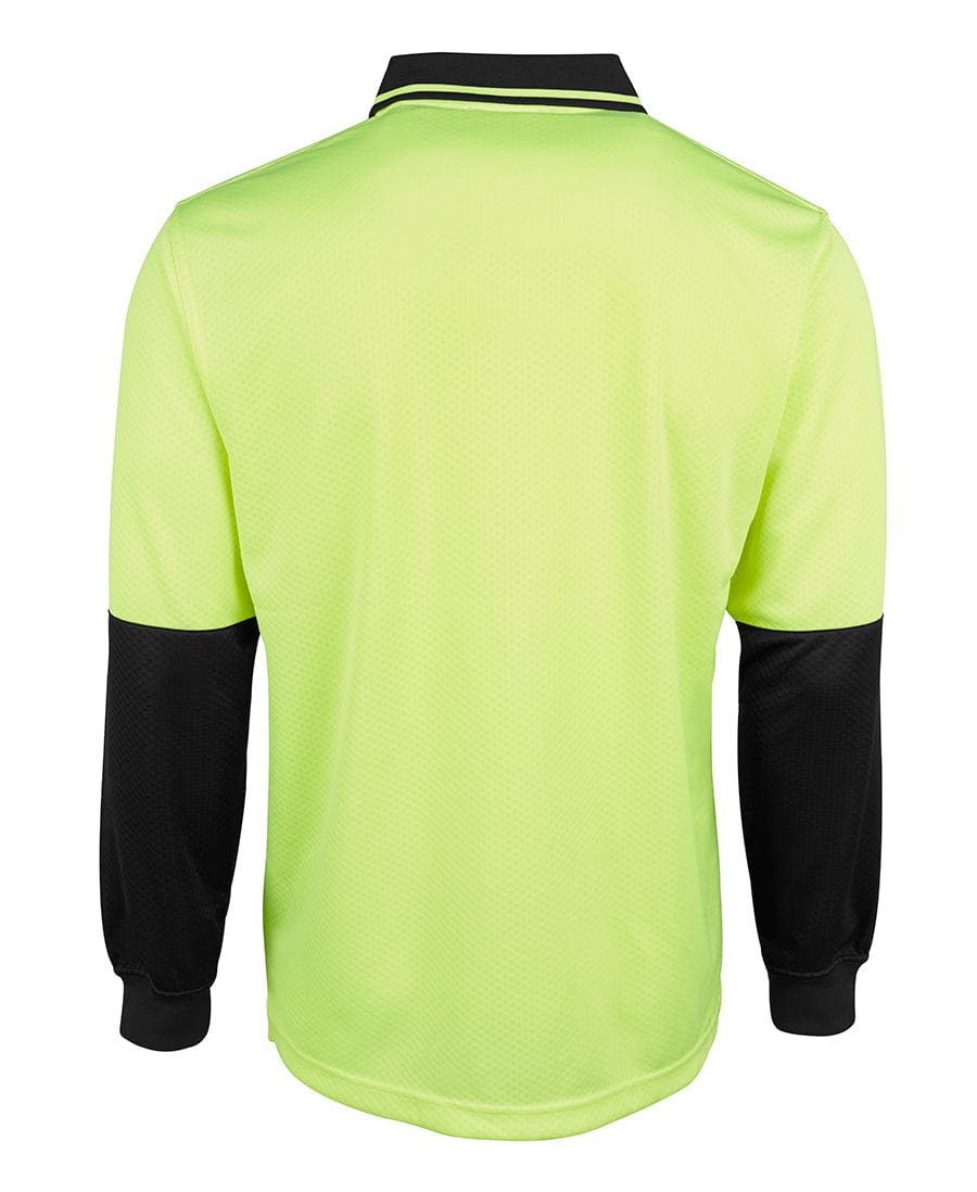 JB's Wear Polos / Shirts JB's Wear Hi Vis L/S Jacquard Polo