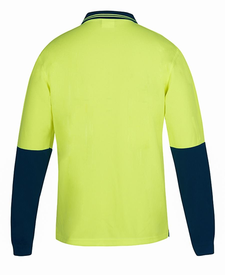 JB's Wear Polos / Shirts JB's Wear Hi Vis L/S Non Button Polo