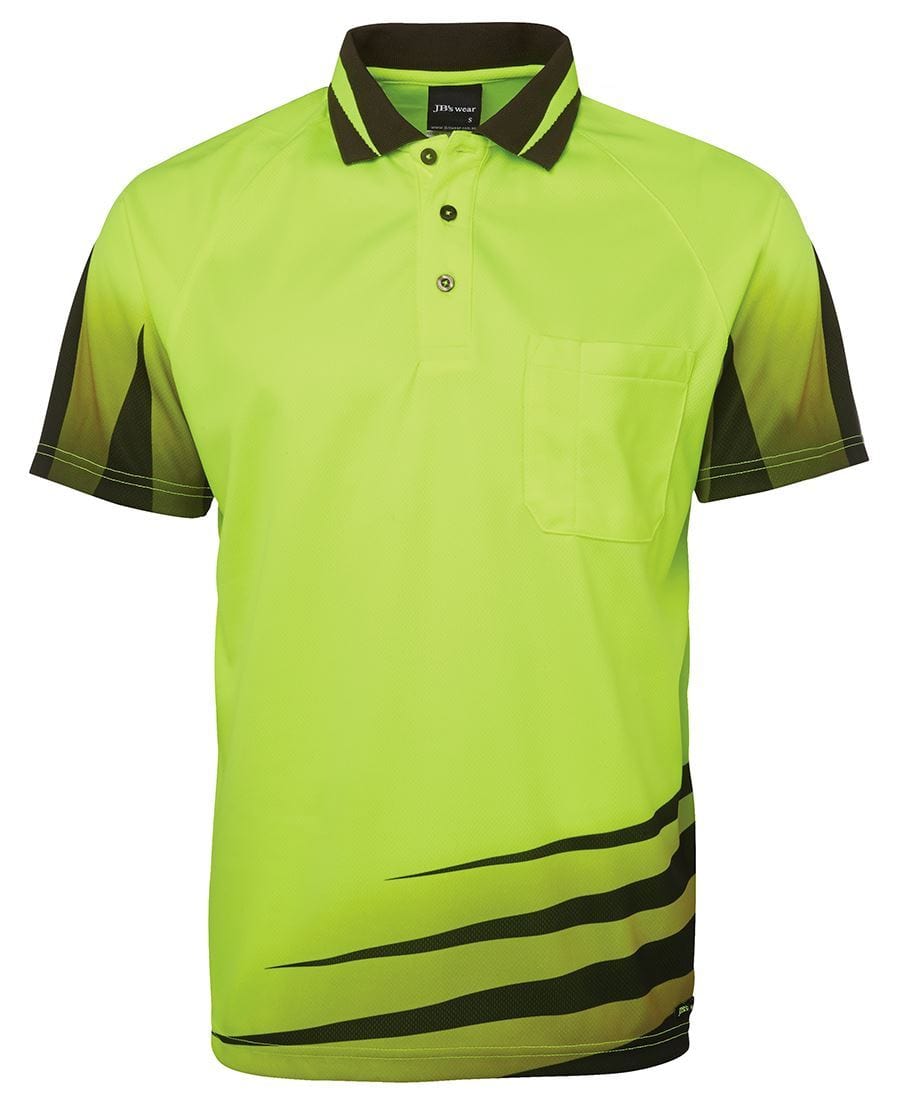 JB's Wear Polos / Shirts Lime/Black / XS JB's Wear Hi Vis Rippa Sub Polo