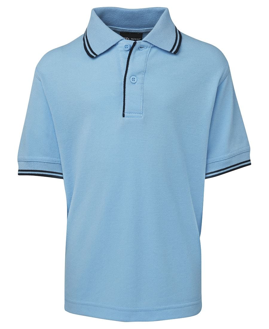 JB's Wear Polos / Shirts Lt Blue/Navy / 4 JB's Wear Kids Contrast Polo
