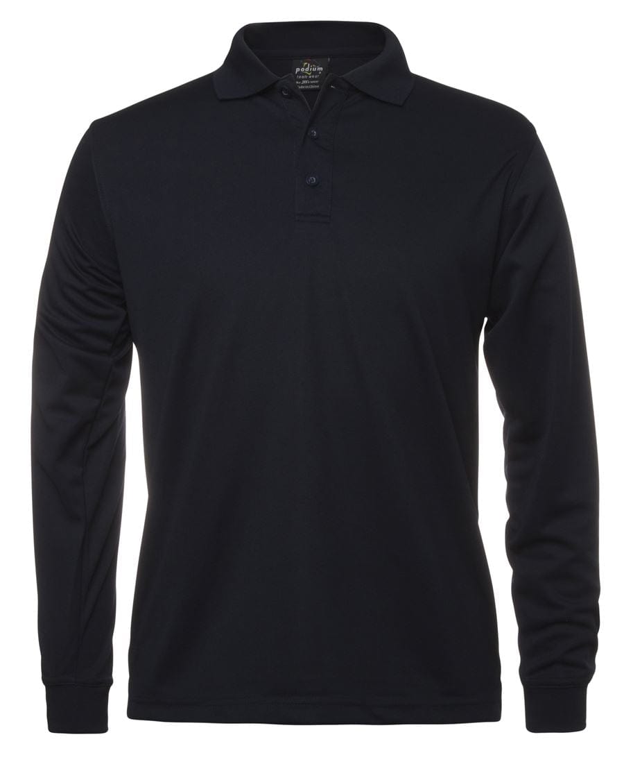JB's Wear Polos / Shirts Navy / S JB's Wear L/S Poly Polo