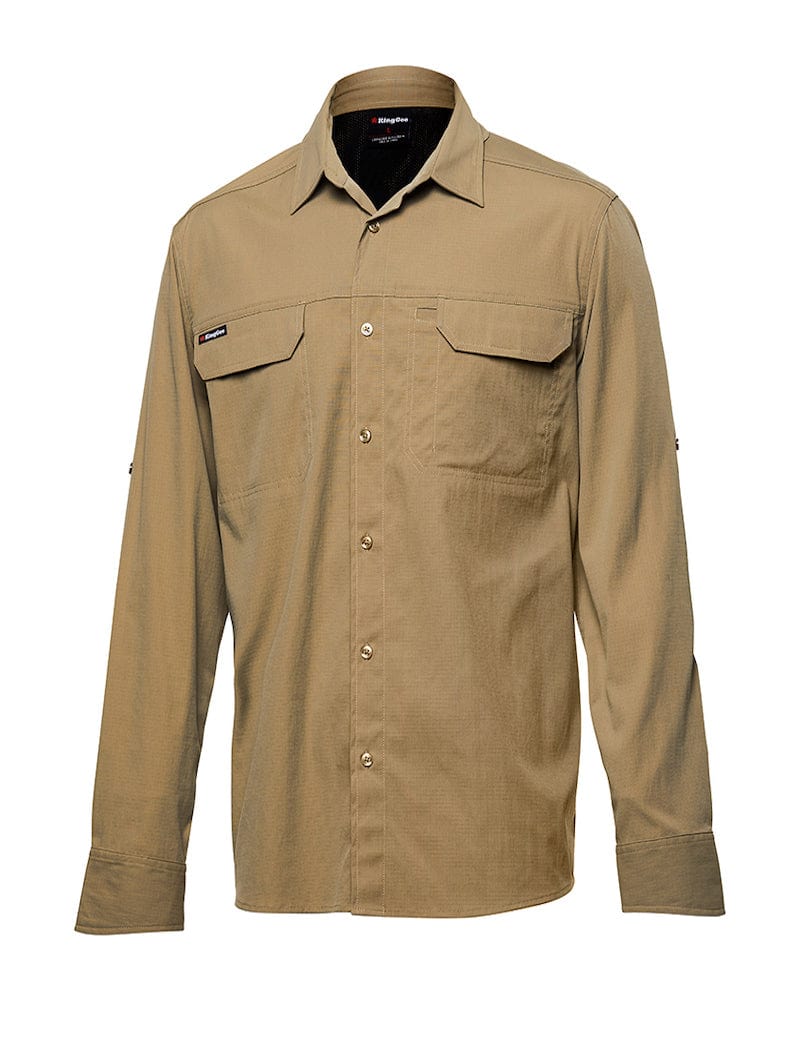 King Gee Dune / S King Gee Kg Drycool Shirt L/S