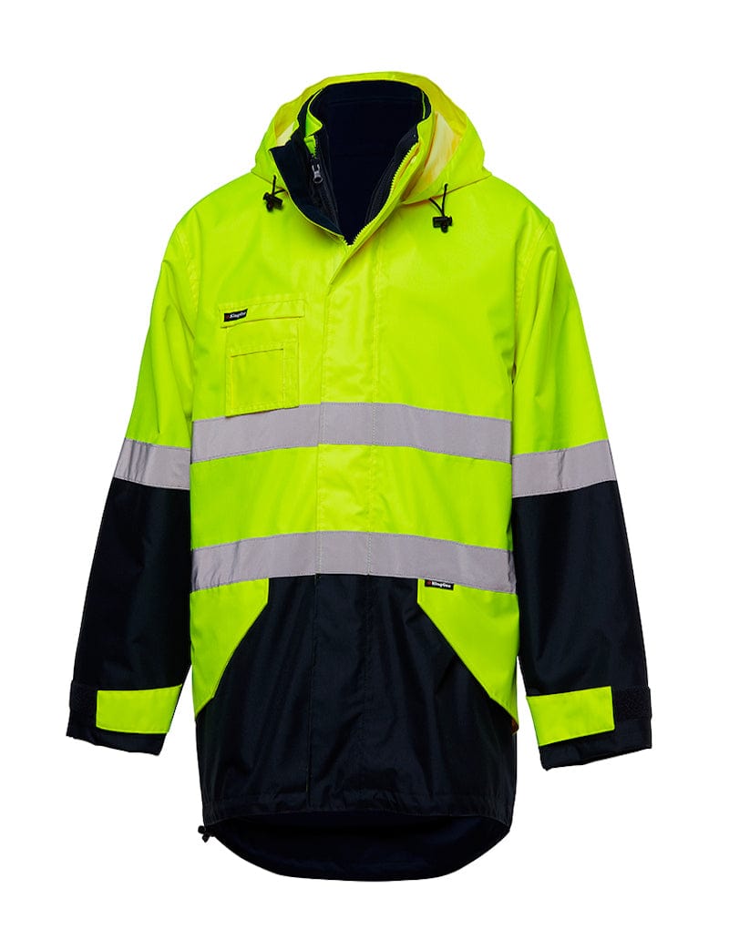 King Gee Jackets / Vests Yellow/Navy / 2XS King Gee Reflective Insulated Jacket