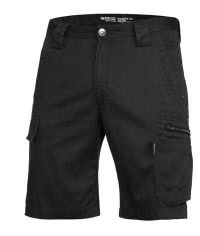 King Gee Pants / Shorts Black / 77 King Gee Tradie Sum Shorts