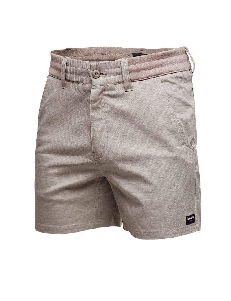 King Gee Pants / Shorts Desert / 77 King Gee Tradies Comfort Waist Short Short