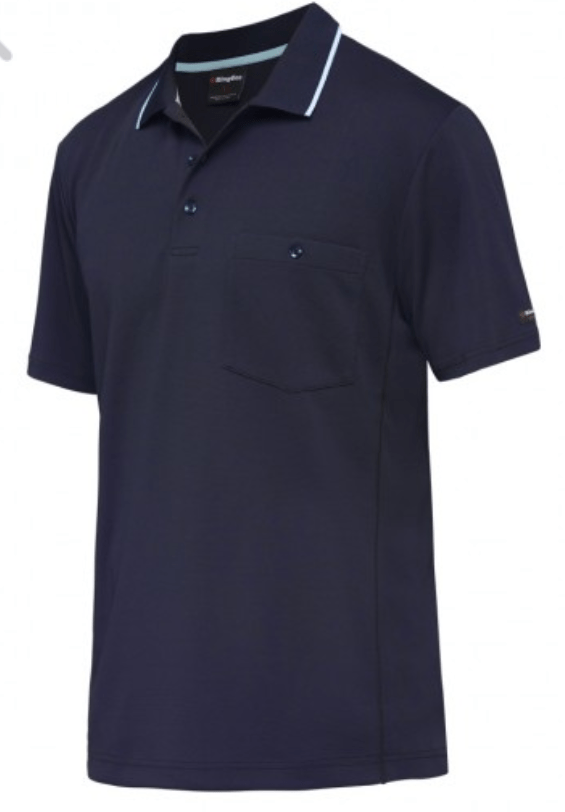 King Gee Polos / Shirts Navy / S King Gee Wc Hf Polo S/S