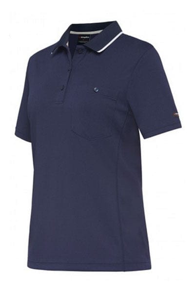 King Gee Polos / Shirts Navy / XS King Gee Wc Hf Polo S/S Wns
