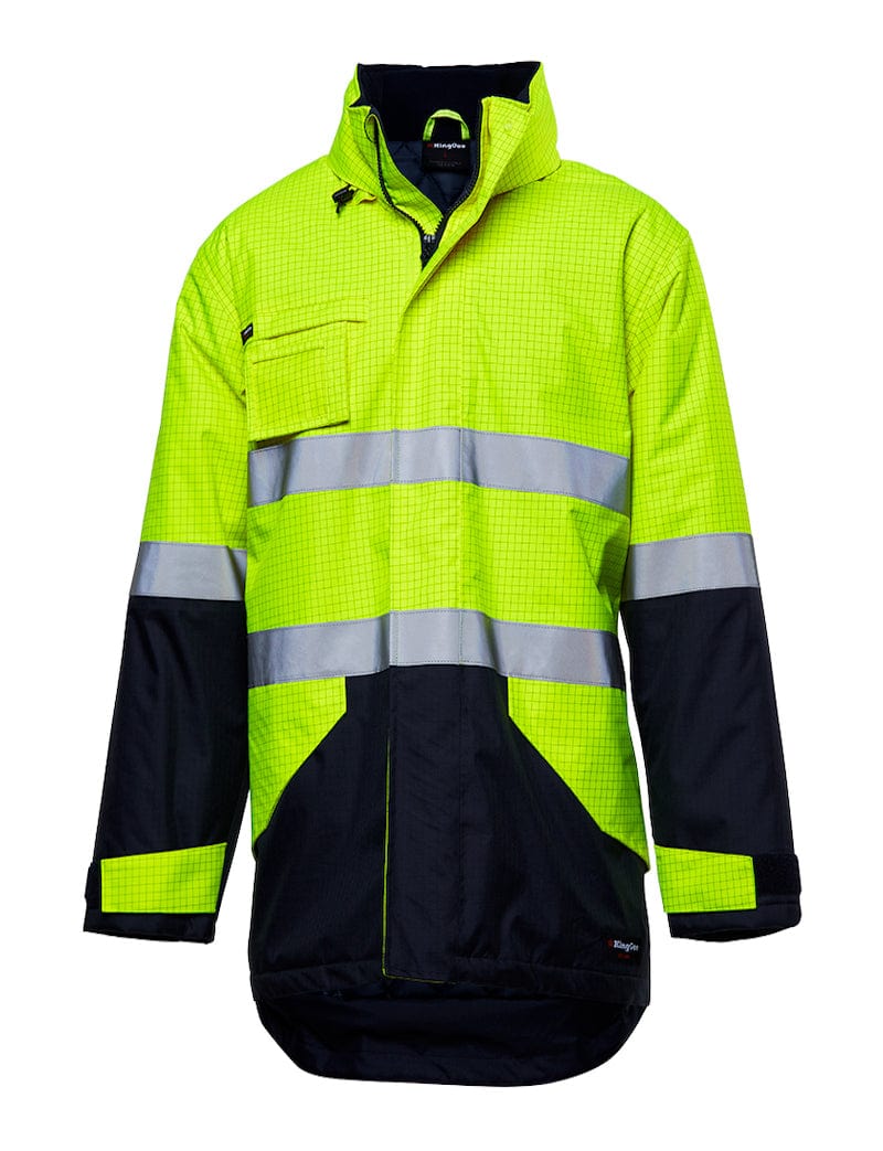 King Gee Yellow/Navy / XS King Gee Anti Static Jacket
