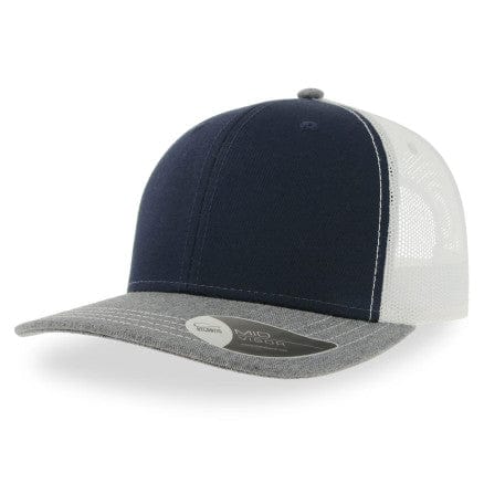 Legend Black Hats Navy/Grey Melange/White / OSFA Atlantis Sonic Trucker
