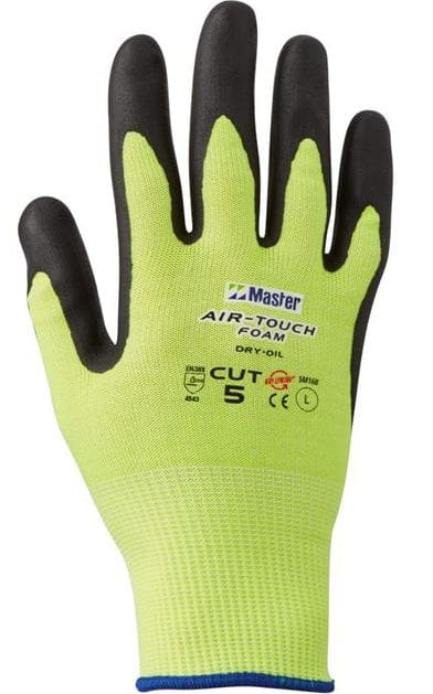 Master Gloves Master Safety Glove Air Touch Foam Cut 5 Resist