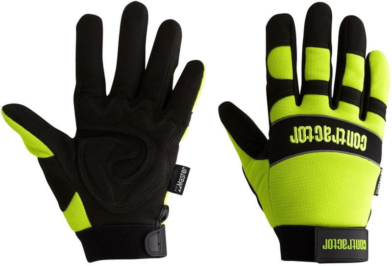 Master Gloves Master Safety Glove Contractor Hi Vis Mechanics Synthetic Leather