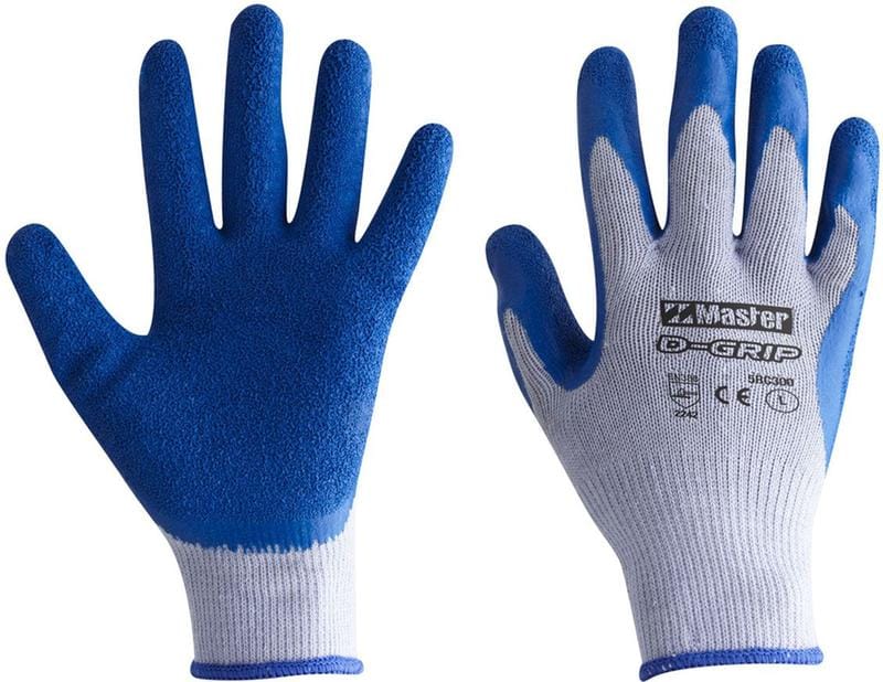 Master Gloves Master Safety Glove D Grip Latex Coated Palm P/Cotton Liner