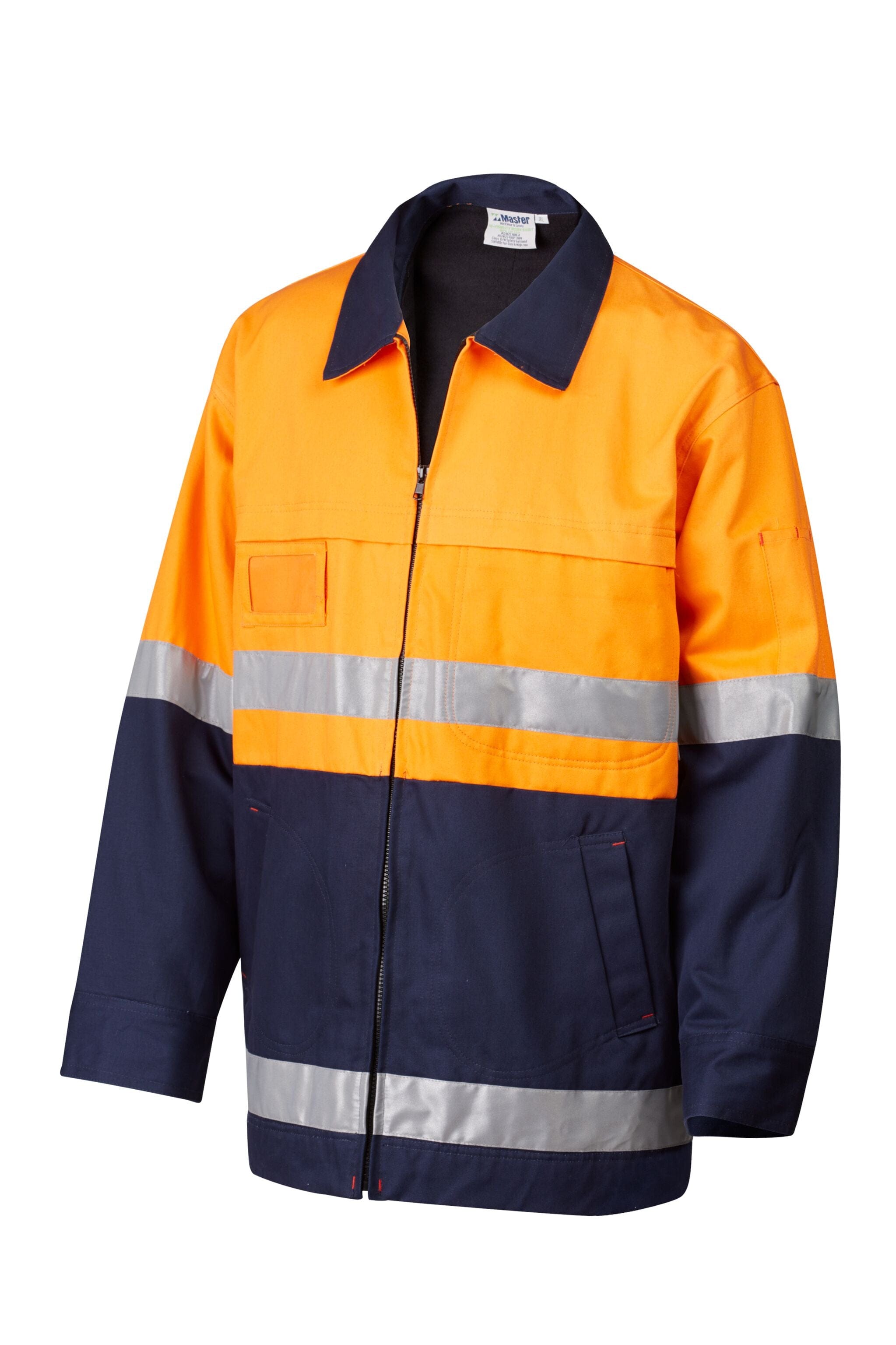 Master Jackets / Vests Master Jacket Headland Hi Vis D/N 3M Taped 2 Tone 310GSM Cotton Drill