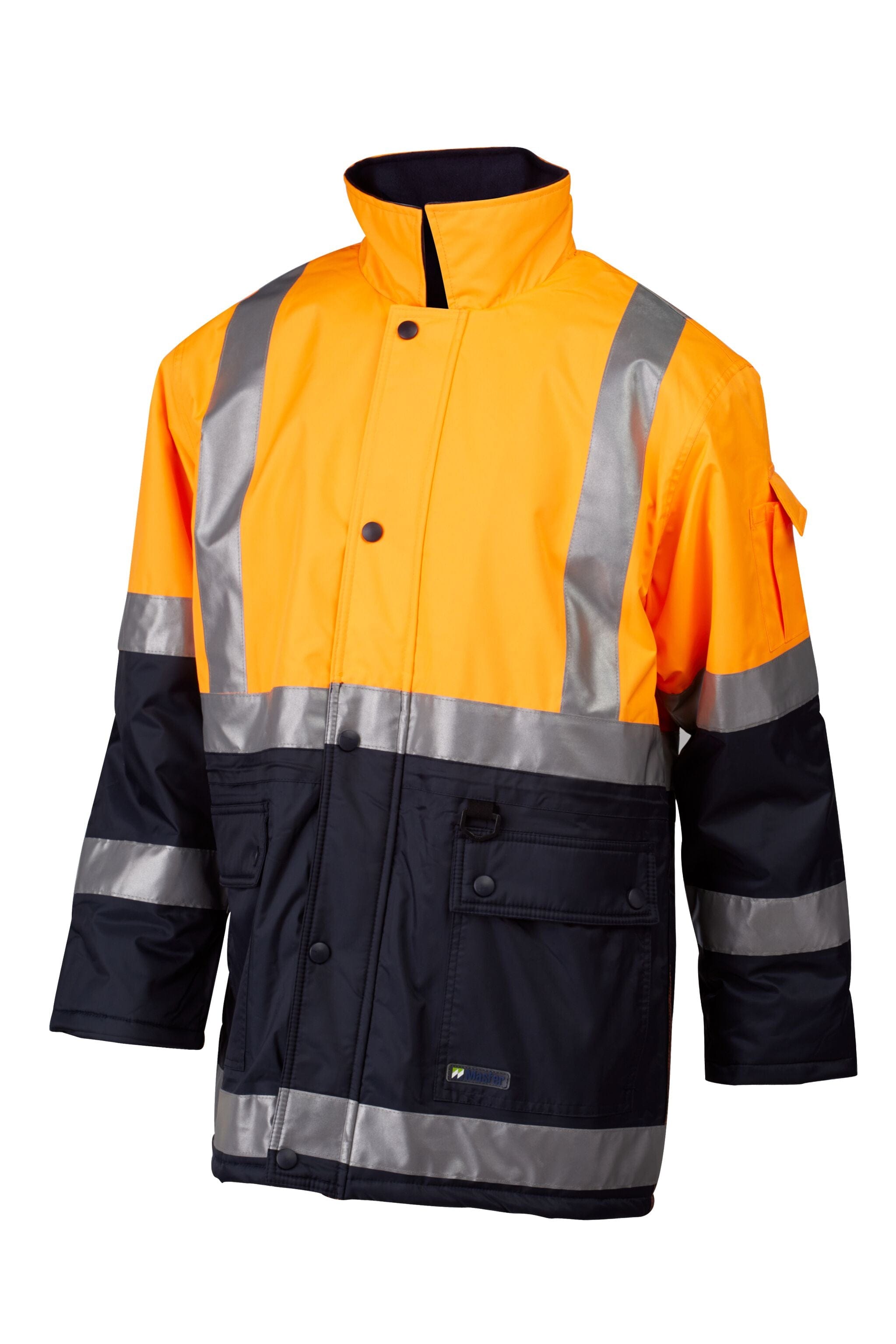 Master Jackets / Vests Master Jacket Parka 3/4 Style Hi Vis D/N 2 Tone Polyester Oxford