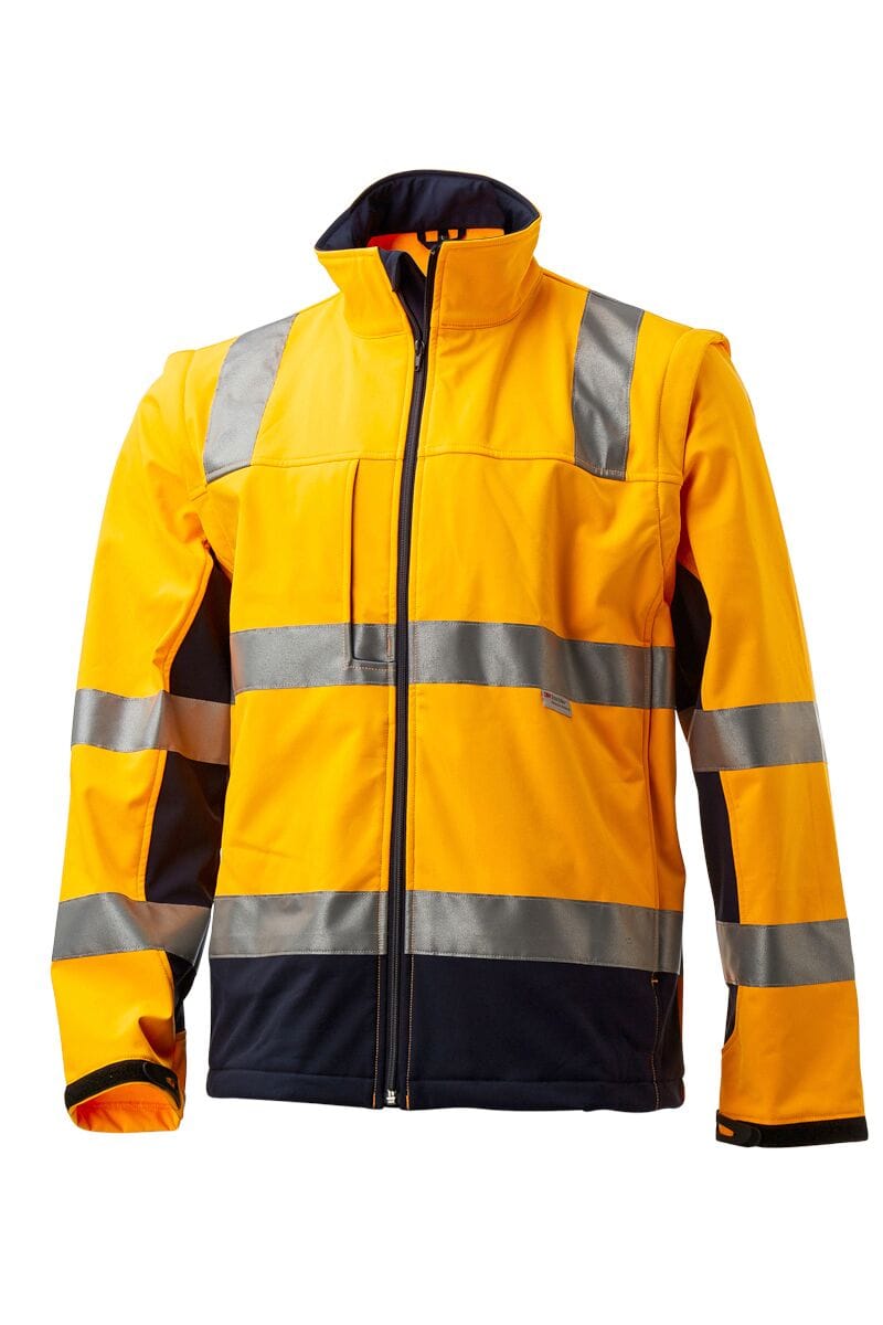 Master Jackets / Vests Master Jacket VIC Rail Softshell Hi Vis D/N 2 Tone Taped