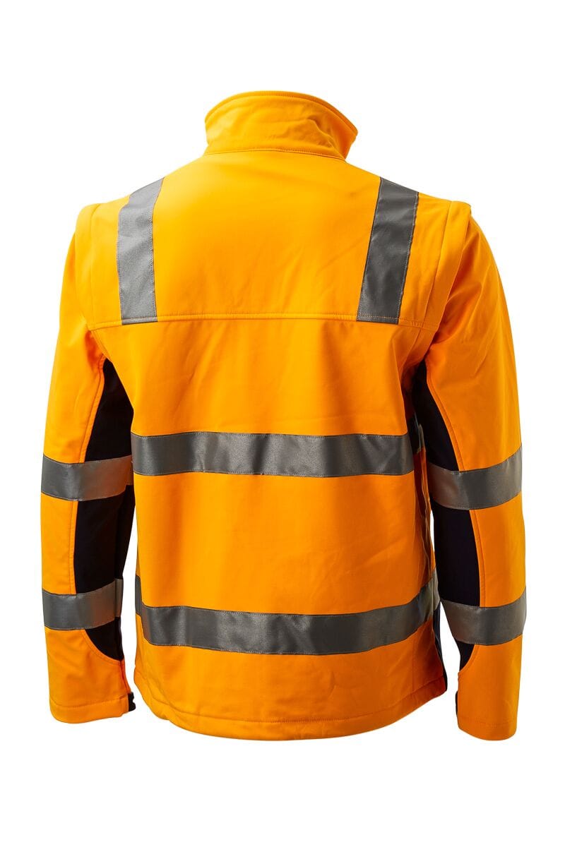Master Jackets / Vests Master Jacket VIC Rail Softshell Hi Vis D/N 2 Tone Taped