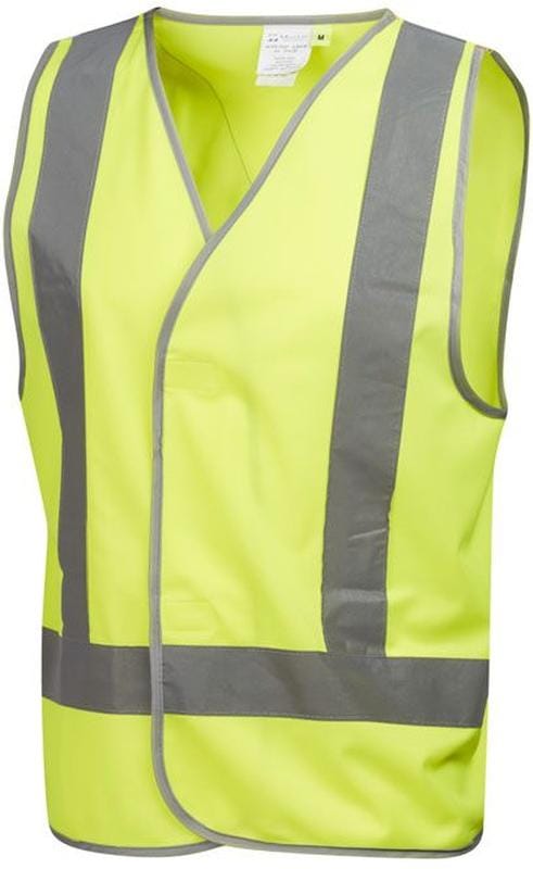 Master Jackets / Vests Master Vest H-Back Hi Vis D/N Taped Polyester Velcro Front