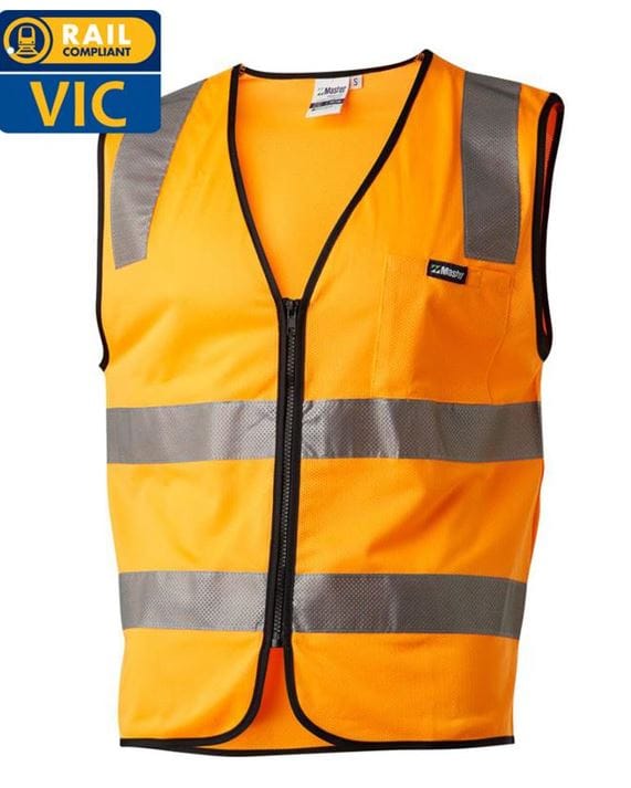 Master Jackets / Vests Master Vest Summer Air Hi Vis D/N VIC Rail Taped