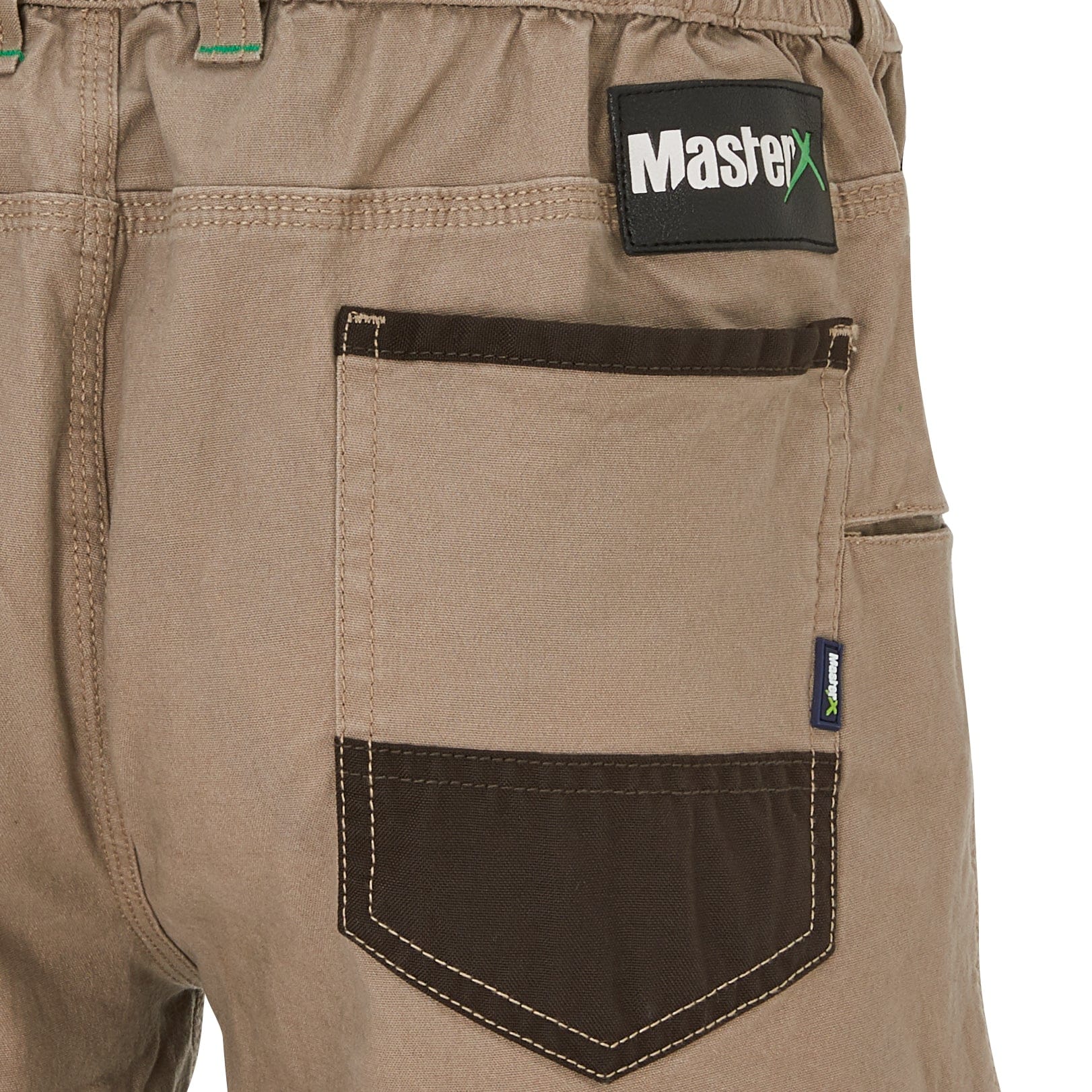 Master Pants / Shorts Khaki / 28/72 Master X - Elastic Waist Shorts