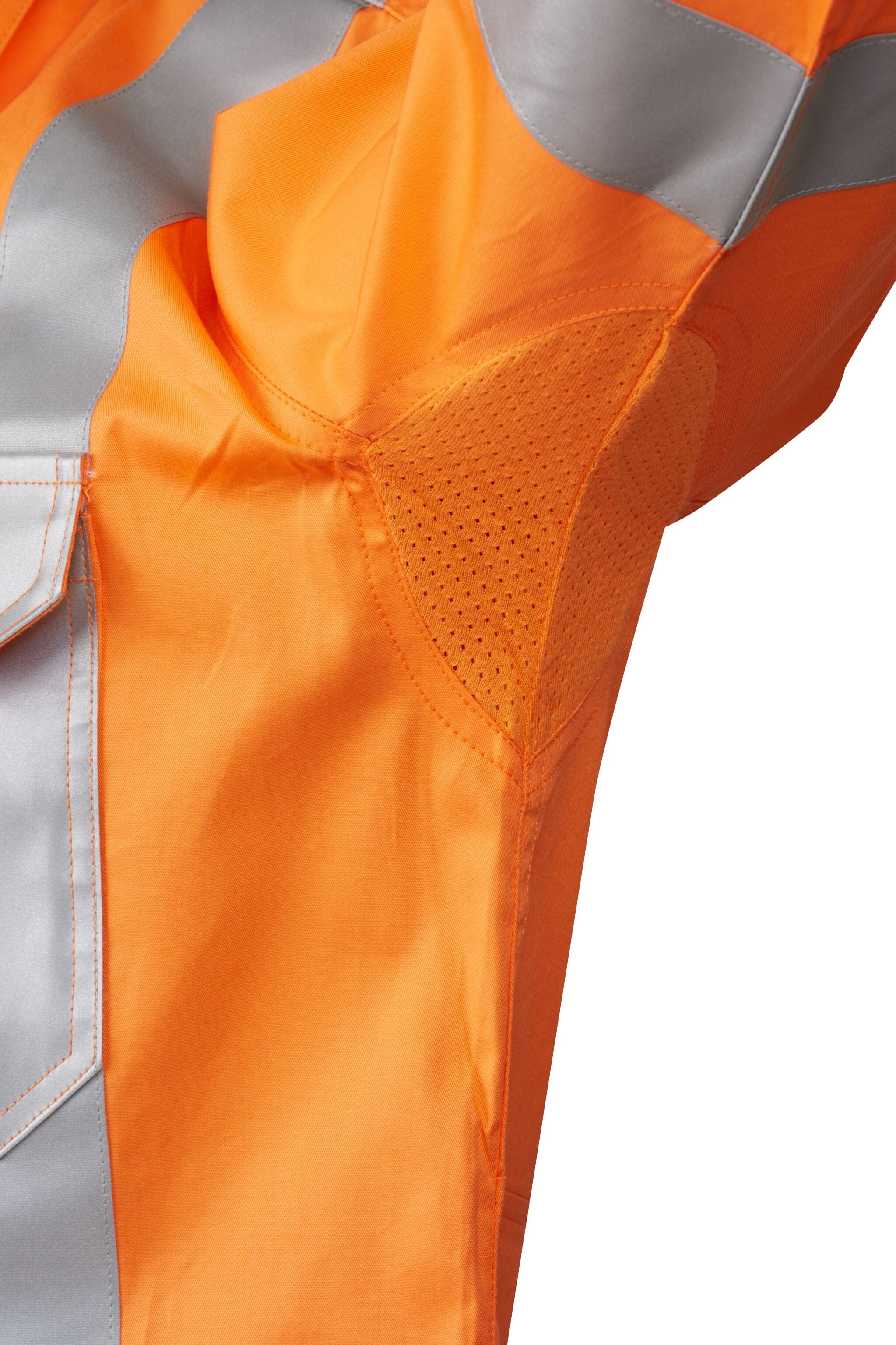 Master Polos / Shirts Master Womens L/Sleeve Shirt Hi Vis D/N NSW Rail Taped 155GSM Cotton Drill