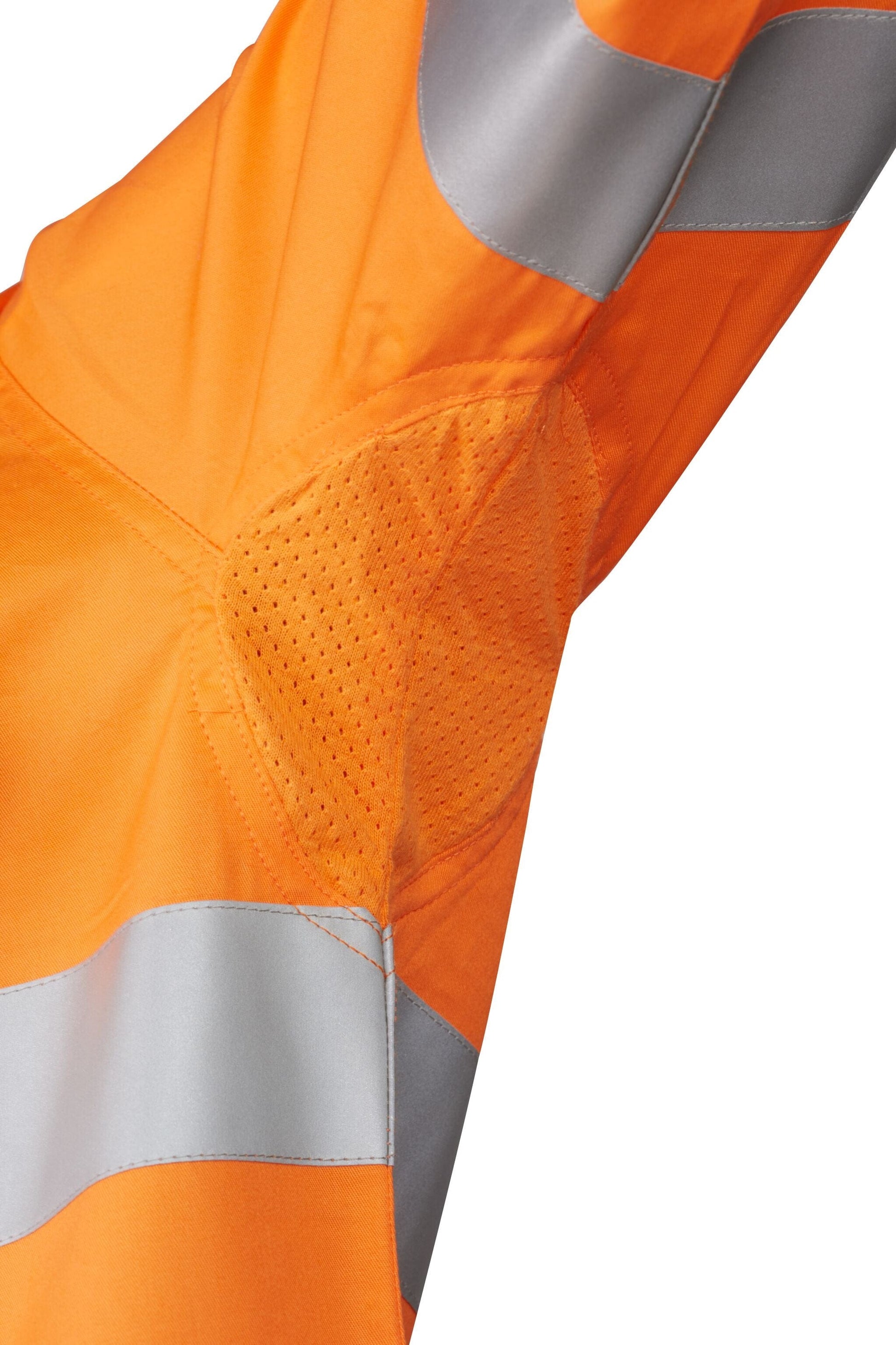 Master Polos / Shirts Master Womens L/Sleeve Shirt Hi Vis D/N VIC Rail Taped 155GSM Cotton Drill