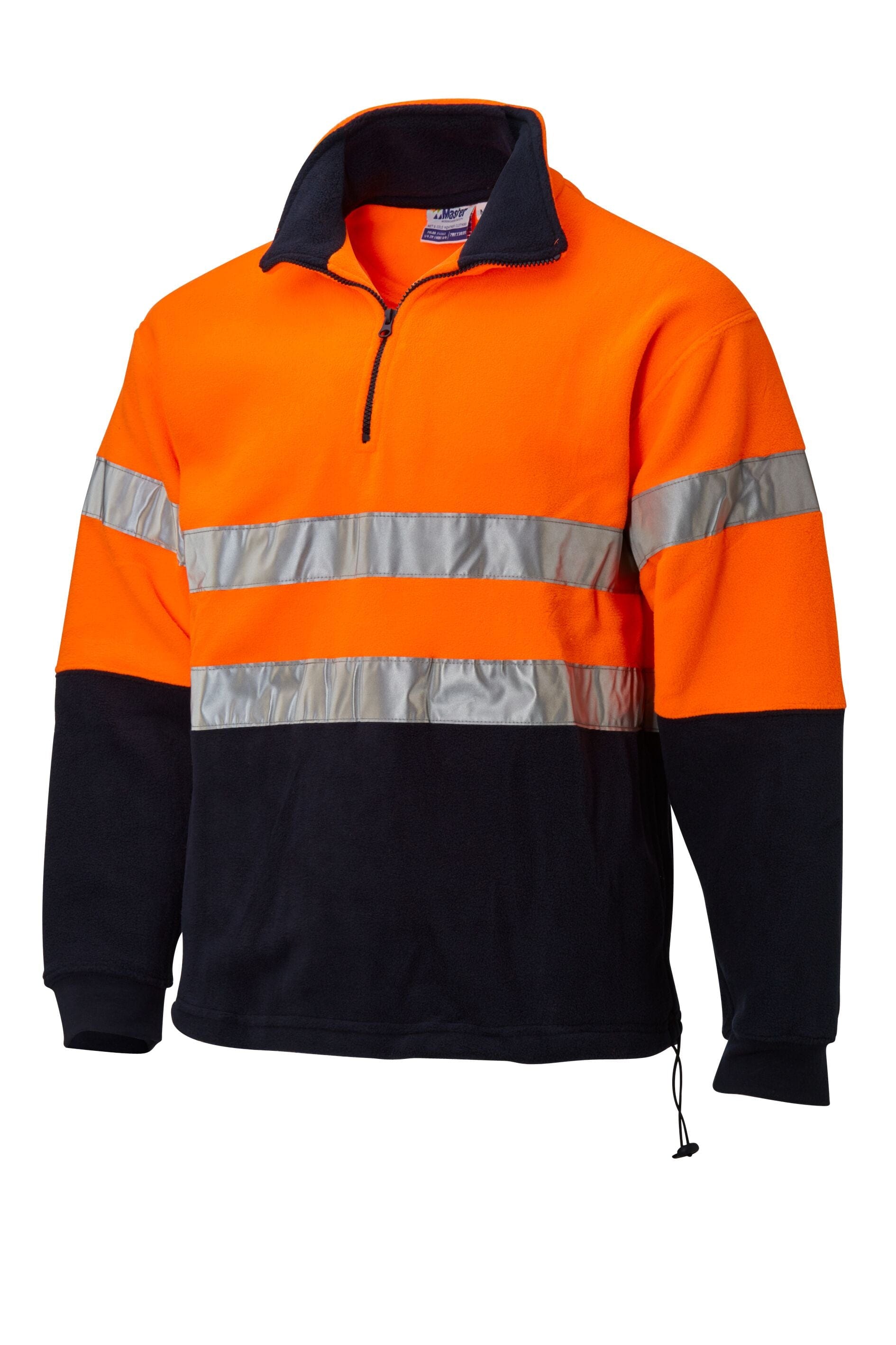 Master Sweatshirts Master L/Sleeve Windcheater Hi Vis D/N 2 Tone Taped 300GSM Polar Fleece