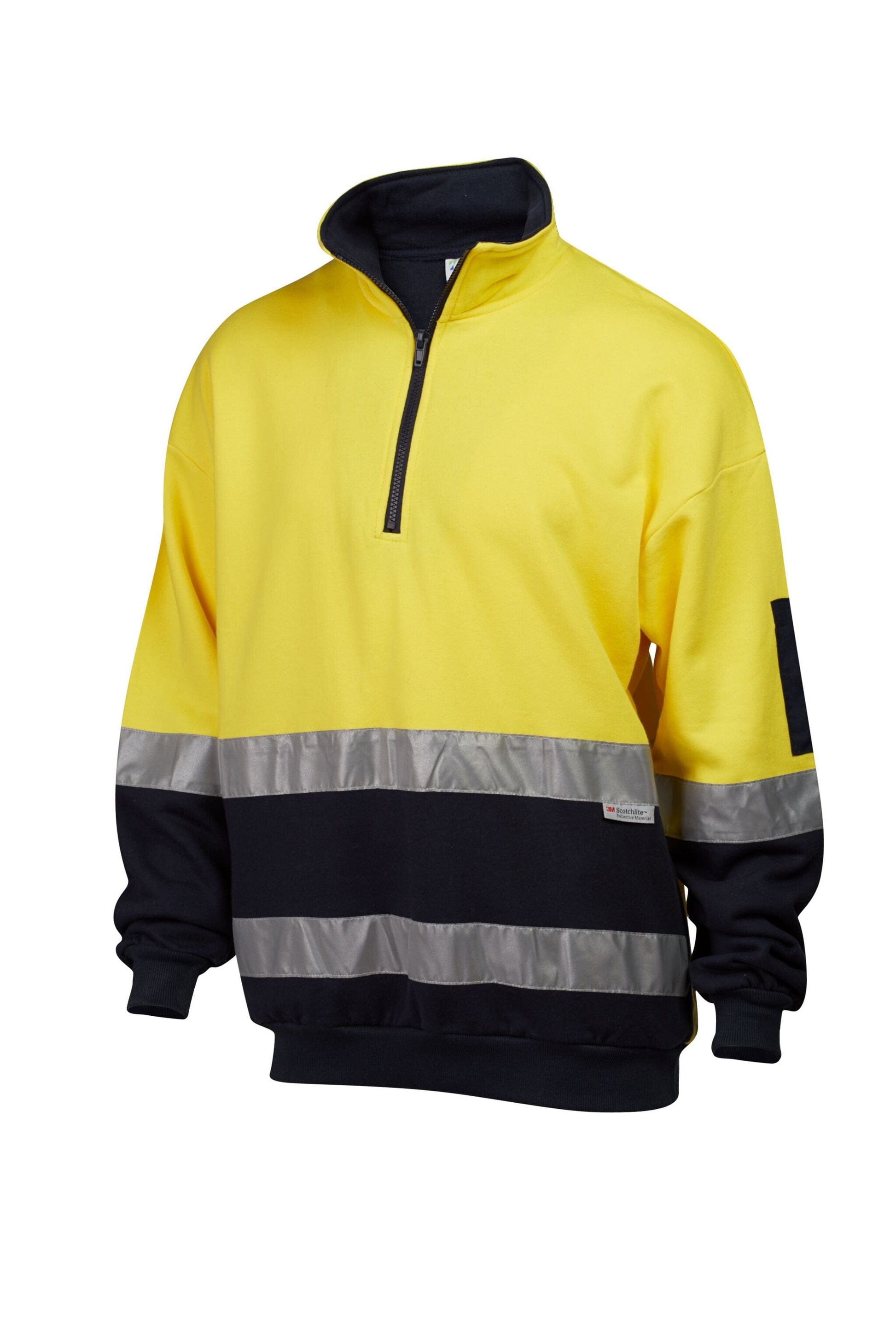 Master Sweatshirts Master Windcheater Hi Vis D/N 3M Taped 2 Tone Cotton Jersey Fleece