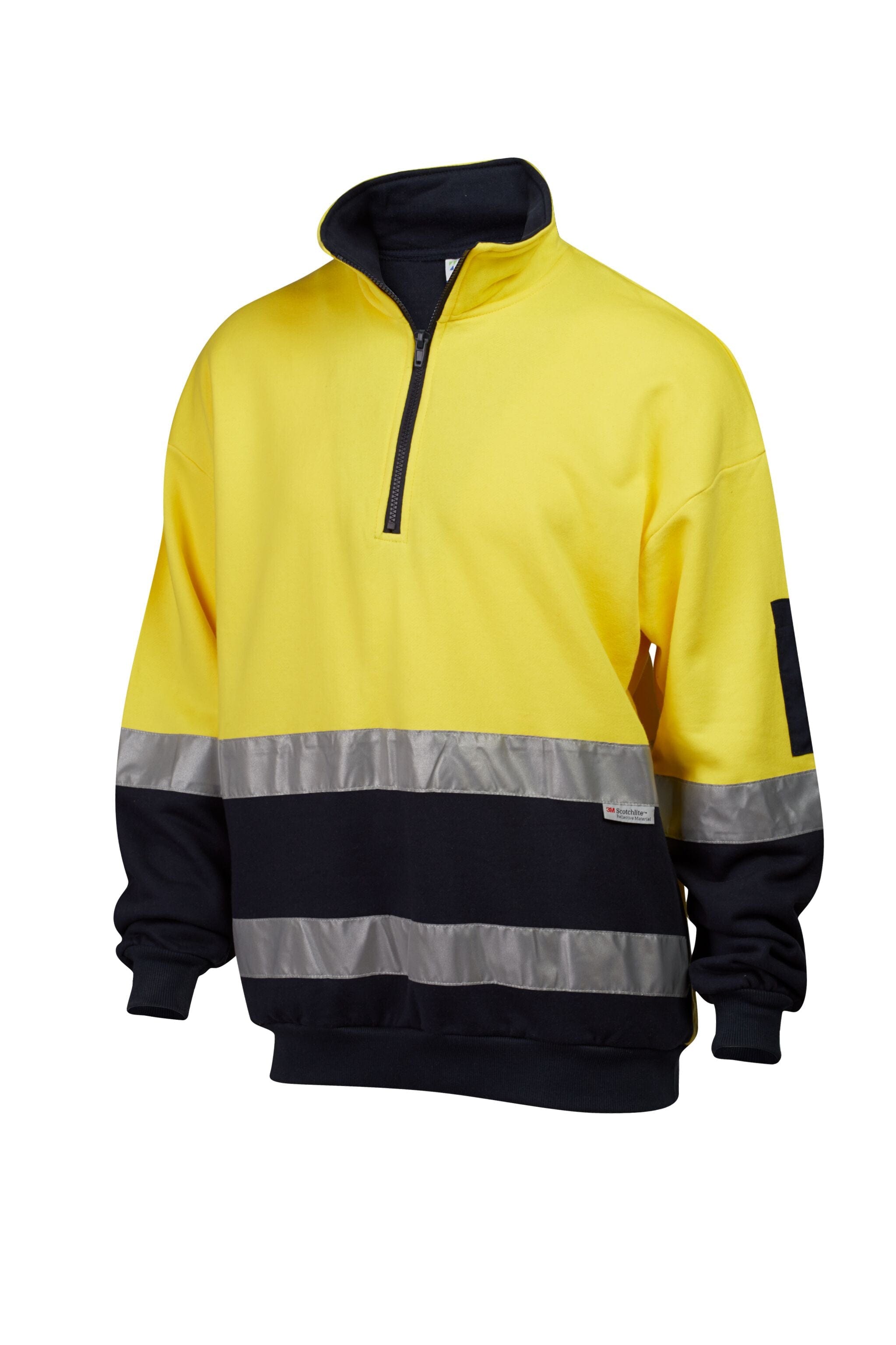 Master Sweatshirts Master Windcheater Hi Vis D/N 3M Taped 2 Tone Cotton Jersey Fleece