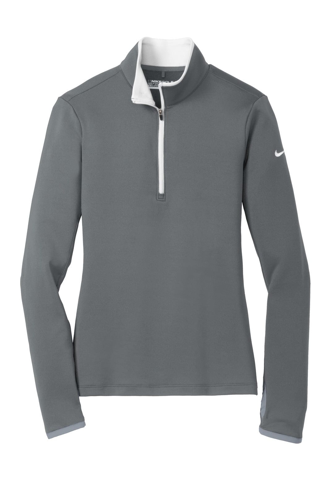 Nike Jackets Dark Grey/White / S Nike Ladies Dri-FIT Stretch 1/2-Zip Cover-Up