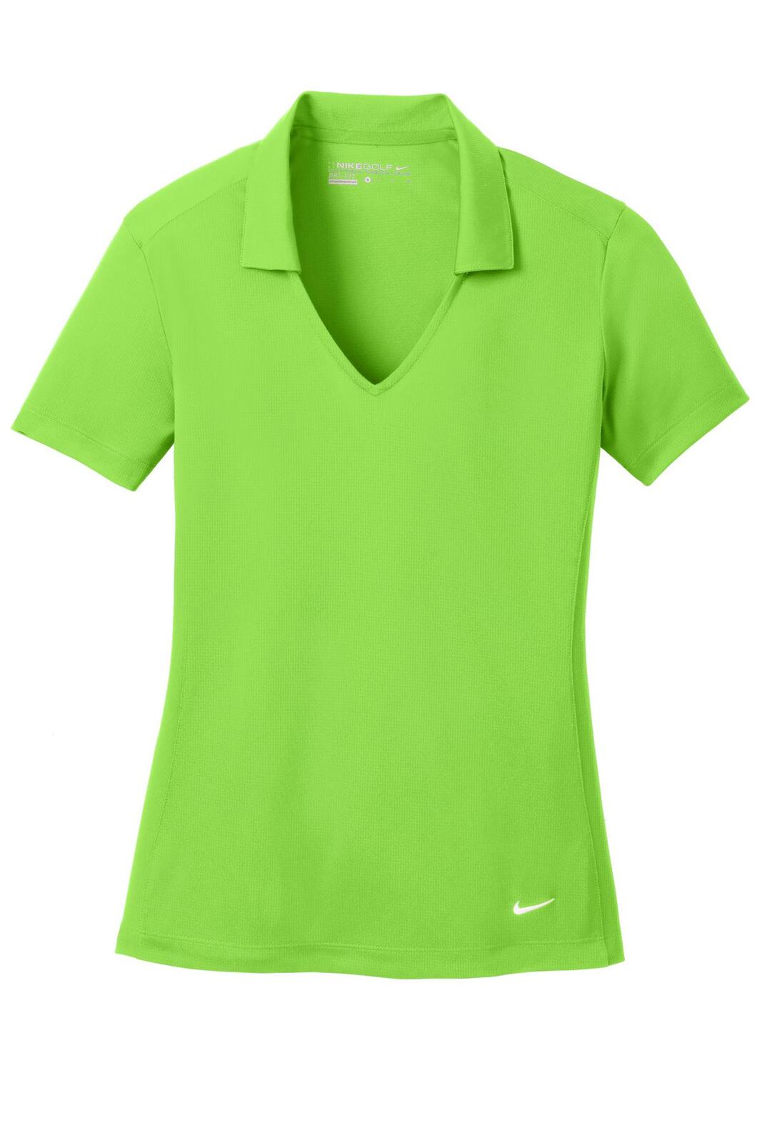 Nike Polos/Shirts Action Green / S Nike Ladies Dri-FIT Vertical Mesh Polo