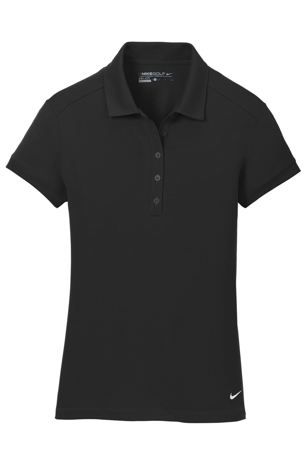 Nike Polos/Shirts Black / S Nike Ladies Dri-FIT Solid Icon Pique Modern Fit Polo