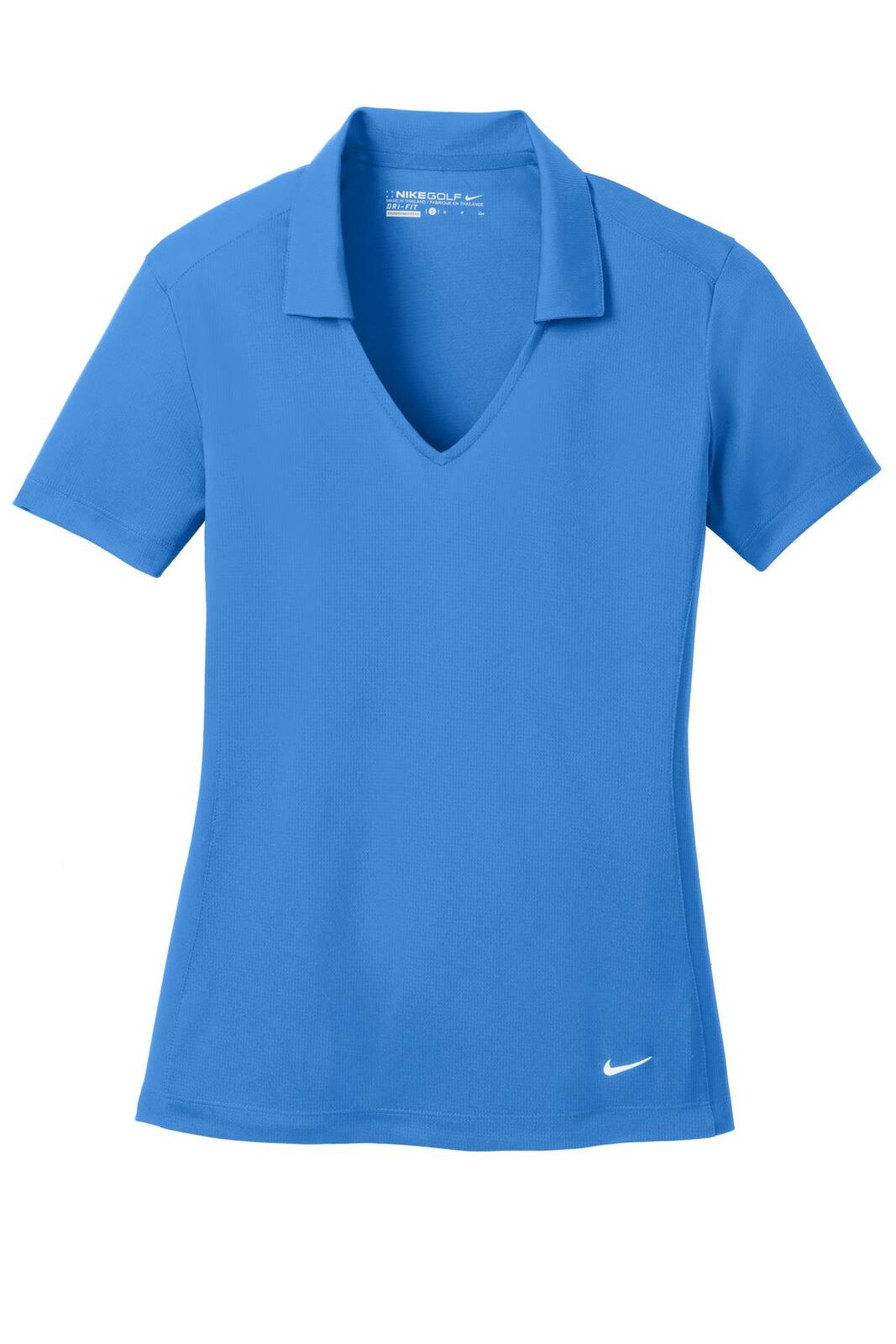 Nike Polos/Shirts Brisk Blue / S Nike Ladies Dri-FIT Vertical Mesh Polo