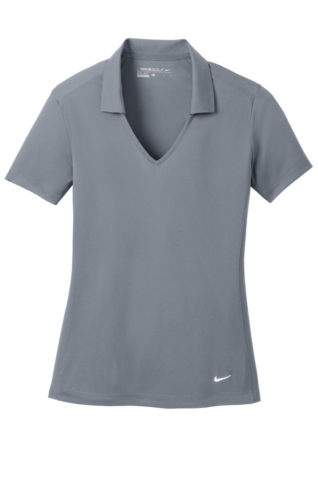 Nike Polos/Shirts Cool Grey / S Nike Ladies Dri-FIT Vertical Mesh Polo