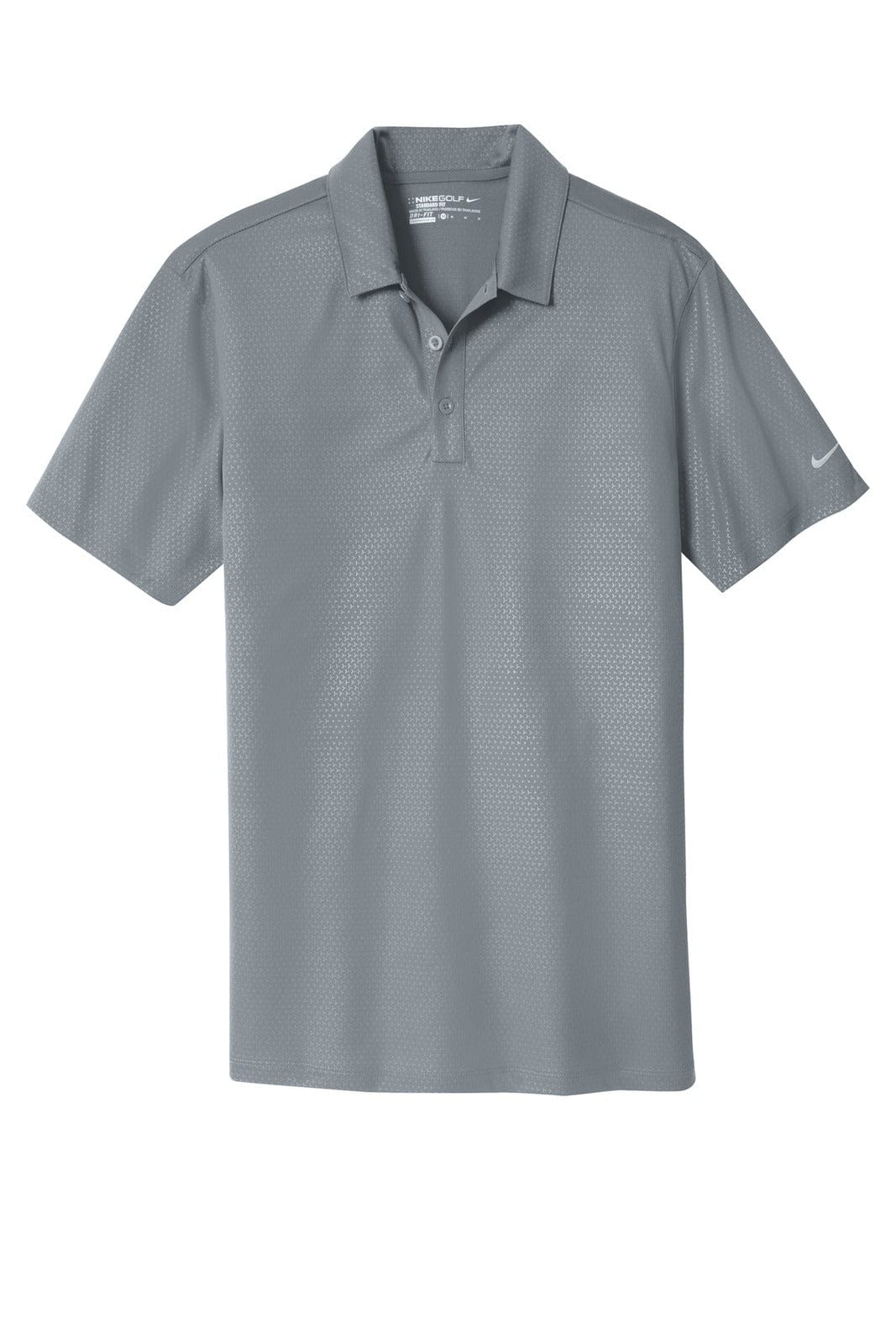Nike Polos/Shirts Cool Grey / XS Nike Dri-FIT Embossed Tri-Blade Polo