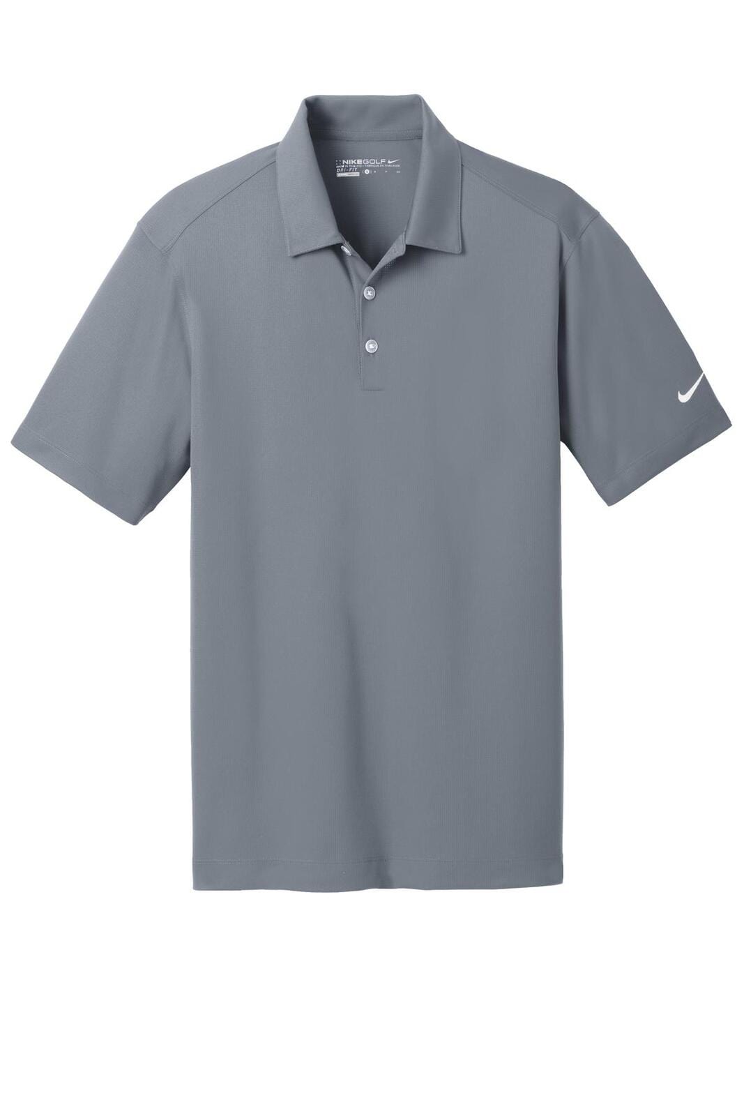 Nike Polos/Shirts Cool Grey / XS Nike Dri-FIT Vertical Mesh Polo