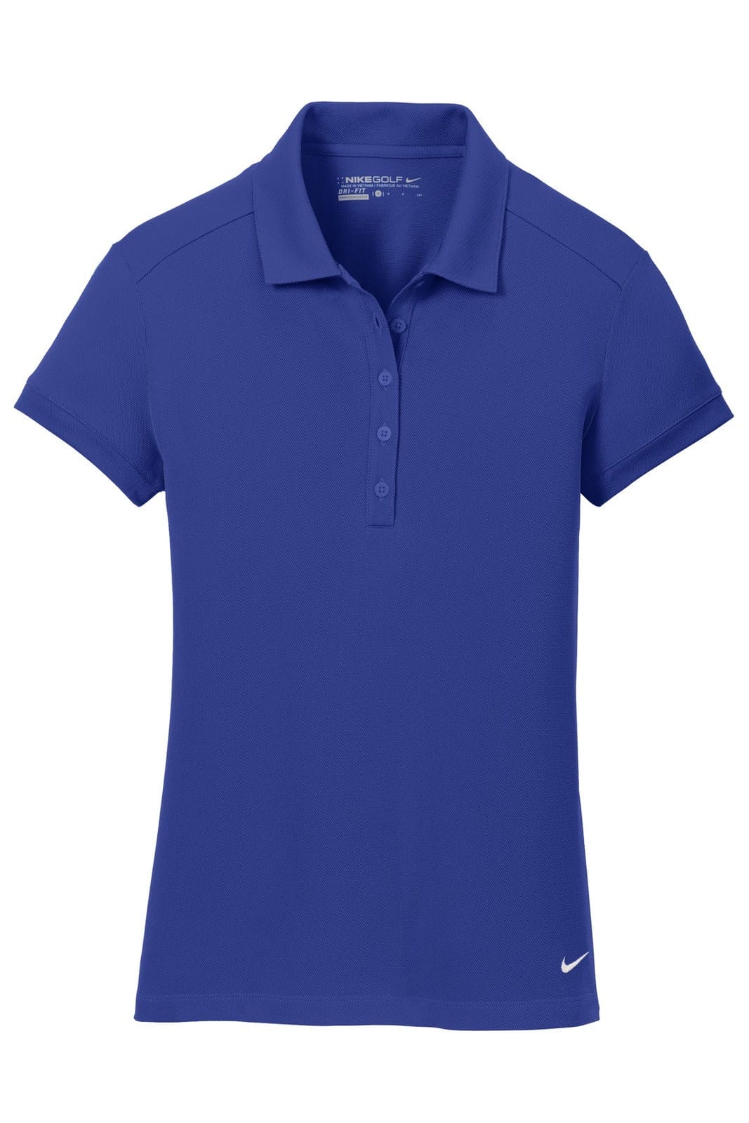 Nike Polos/Shirts Deep Royal Blue / S Nike Ladies Dri-FIT Solid Icon Pique Modern Fit Polo
