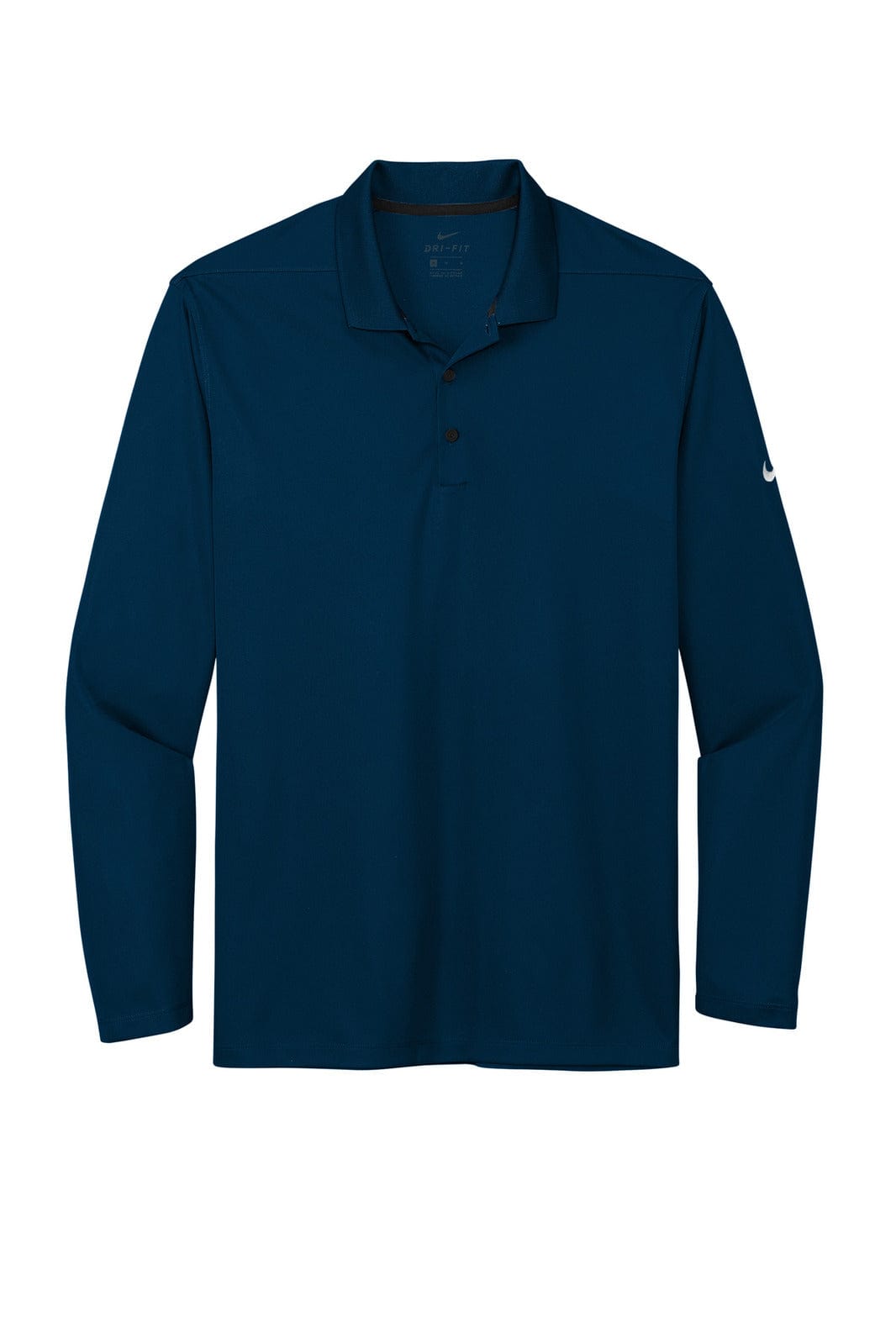 Nike Polos/Shirts Navy / XS Nike Dri-FIT Micro Pique 2.0 Long Sleeve Polo