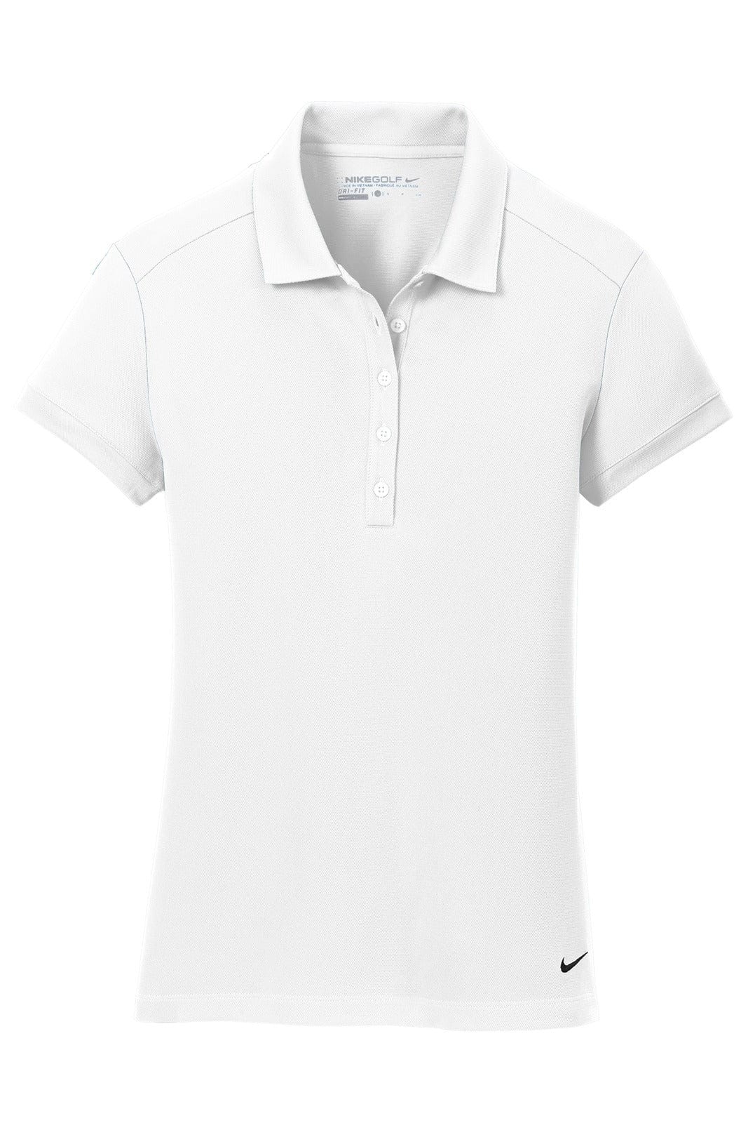 Nike Polos/Shirts White / S Nike Ladies Dri-FIT Solid Icon Pique Modern Fit Polo