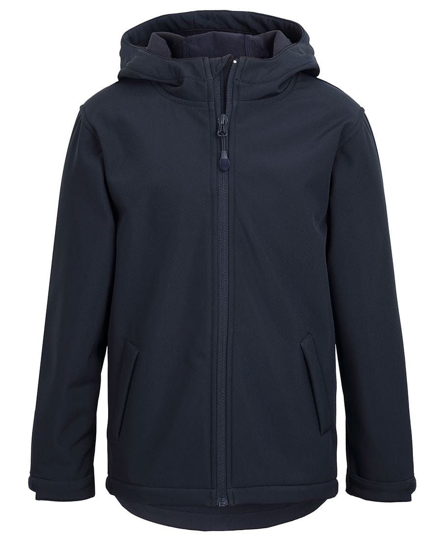 Podium Jackets / Vests Navy / 4 Podium Kids 3 Layer Hooded Softshell Jacket