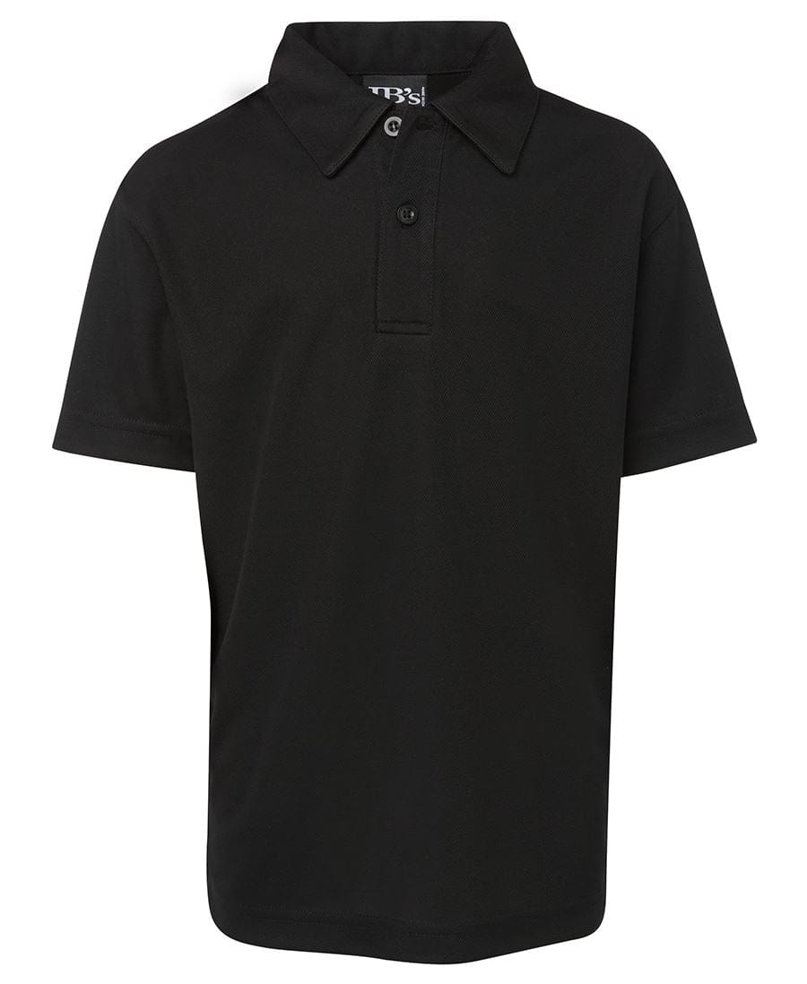 Podium Polos / Shirts Black / 4 Podium Kids S/S Poly Polo