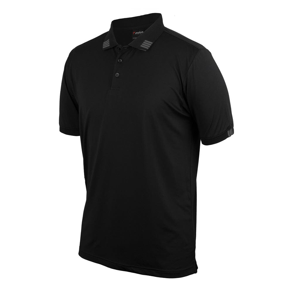 Podium Polos / Shirts Podium 4 Stripe Short Sleeve Stretch Polo